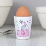 Personalised Unicorn Egg Cup: 1 - Egg Cups By Gift Moments