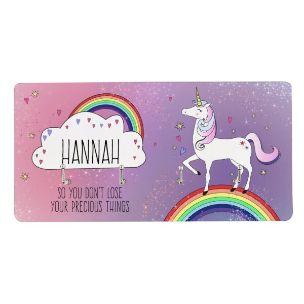 Personalised Unicorn Jewellery Hooks: 2 - Signs & Plaques By Gift Moments