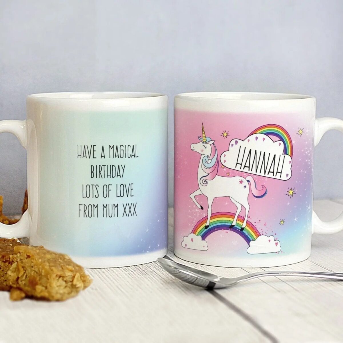 Personalised unicorn mug