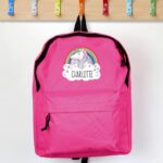 Personalised Unicorn Pink Backpack: 1 - Kids Bags By Gift Moments