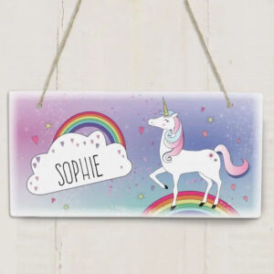 Personalised Unicorn Wooden Sign: 6 - Signs & Plaques By Gift Moments