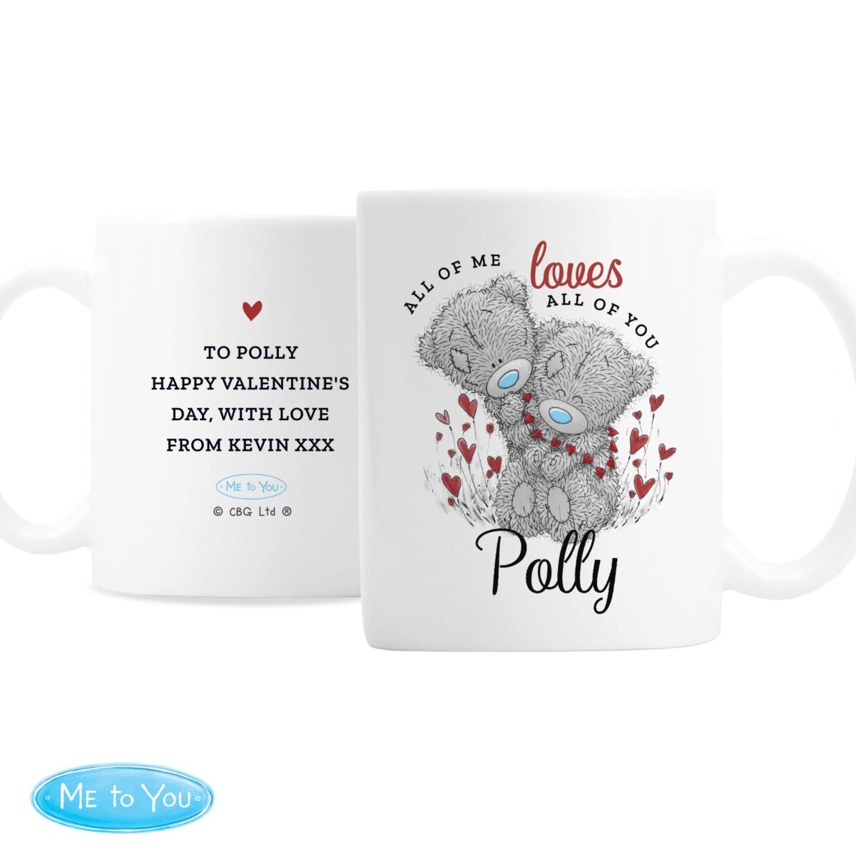 Personalised valentine mug