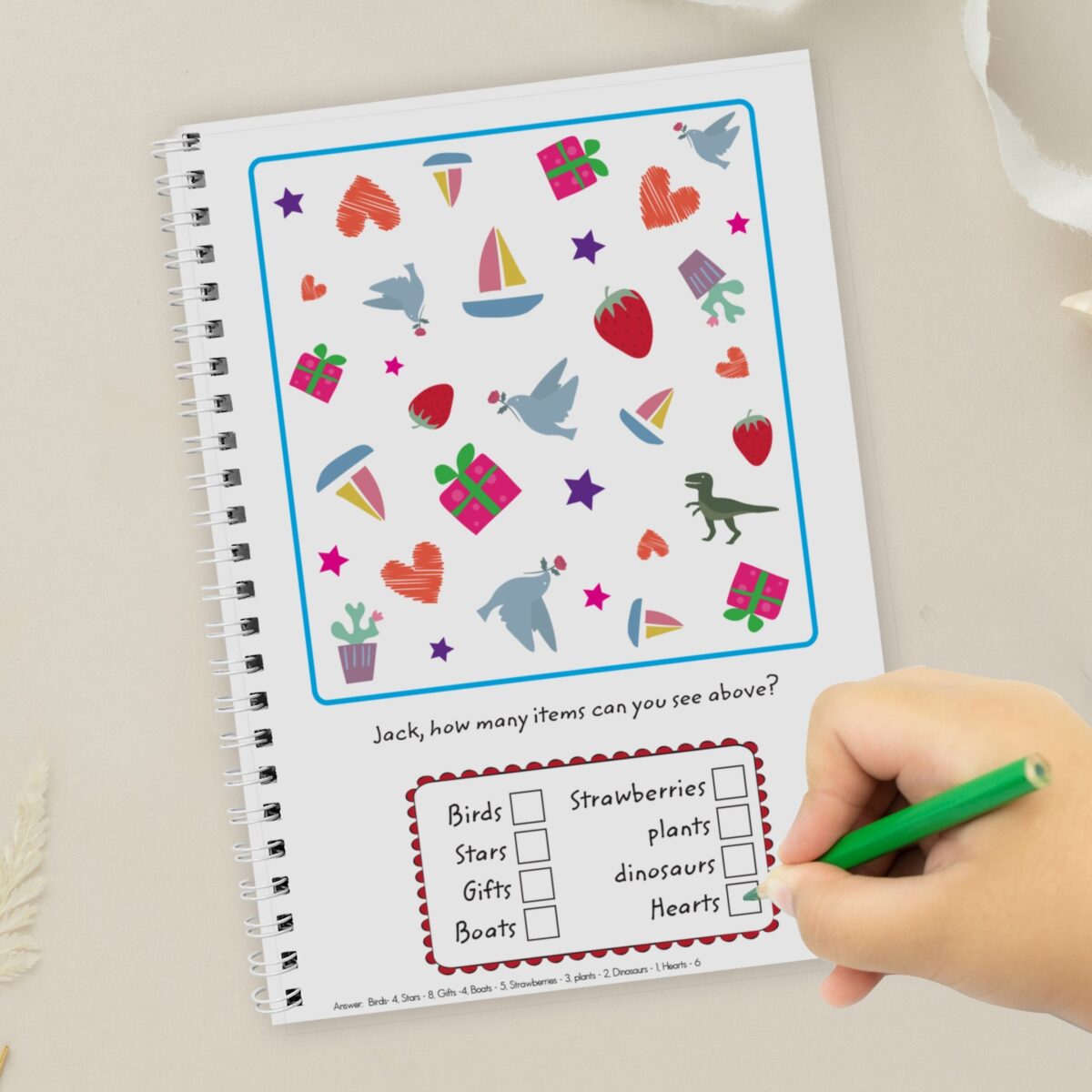 Personalised Wedding Activity A5 Notebook: 6 - Notebooks By Gift Moments