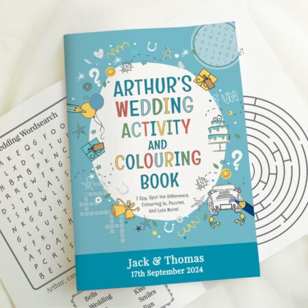 Personalised Wedding Activity Book for Boys: 1 - Books By Gift Moments