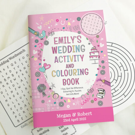 Personalised Wedding Activity Book for Girls: 1 - Books By Gift Moments