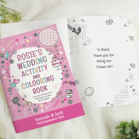 Personalised Wedding Activity Book for Girls: 4 - Books By Gift Moments