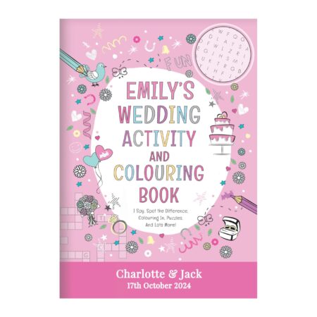 Personalised Wedding Activity Book for Girls: 9 - Books By Gift Moments
