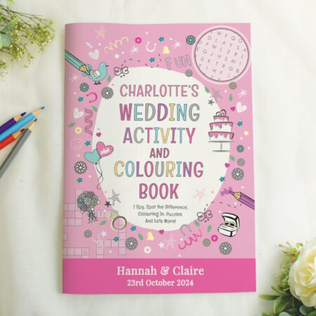Personalised Wedding Activity Book for Girls: 2 - Books By Gift Moments