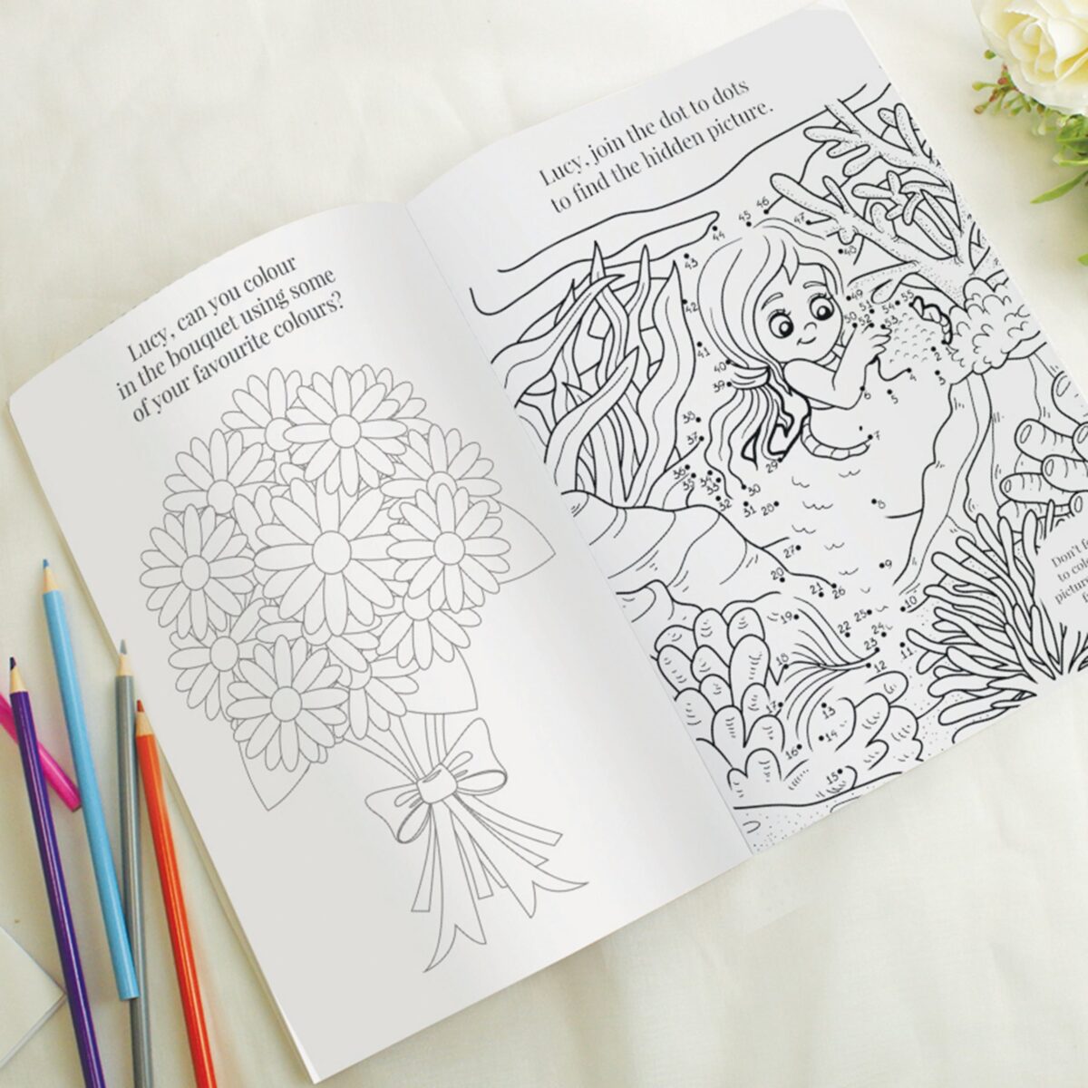 Personalised Wedding Activity Book for Girls: 3 - Books By Gift Moments