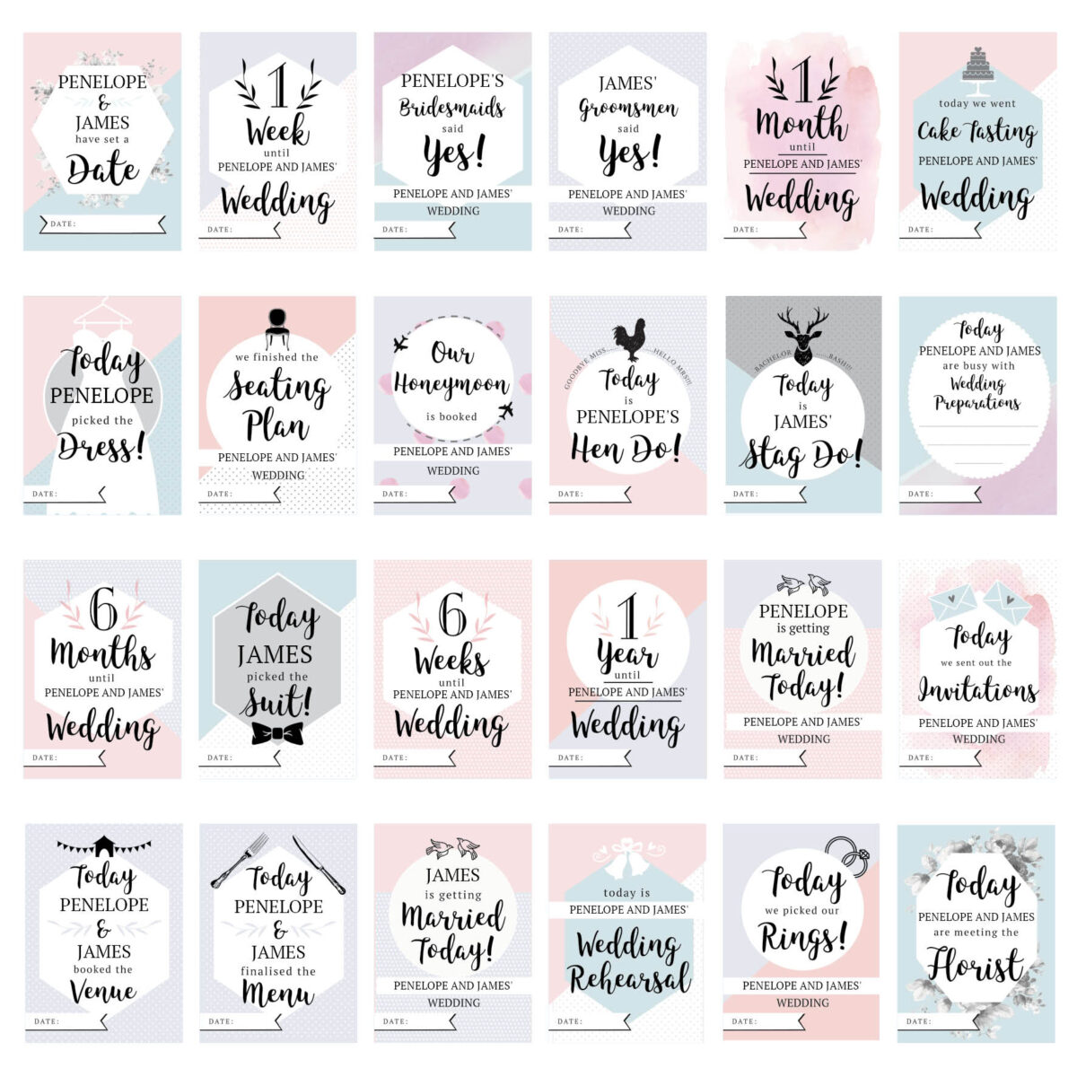Personalised Wedding Cards For Milestone Moments: 4 - Keepsakes By Gift Moments