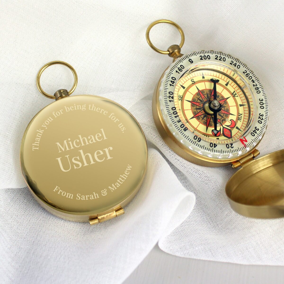 Personalised Wedding Compass: 1 - Compasses By Gift Moments