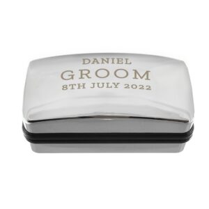 Personalised Wedding Cufflink Box: 3 - Cufflink Boxes By Gift Moments