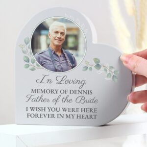 Personalised Wedding Memory Table Heart Ornament: 3 - Ornaments By Gift Moments
