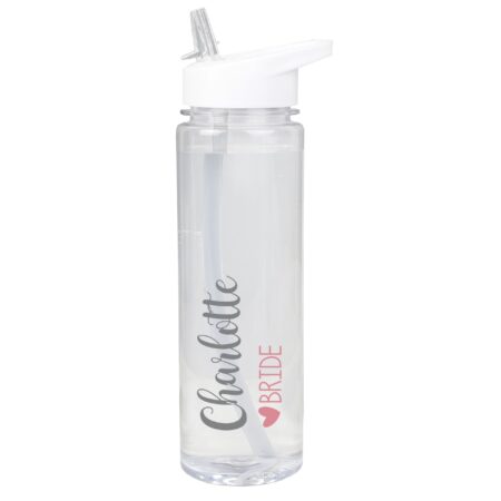 Personalised Wedding Party Water Bottle: 4 - Water Bottles By Gift Moments