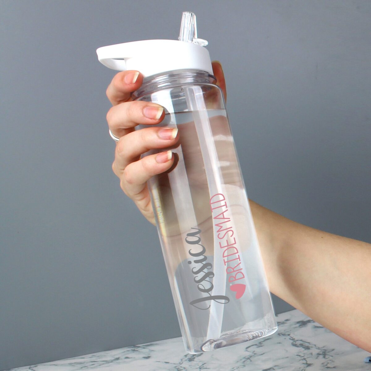 Personalised Wedding Party Water Bottle: 3 - Water Bottles By Gift Moments