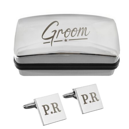 Personalised Wedding Role Cufflinks & Box Sets: 14 - Cufflinks & Tie Slides By Gift Moments