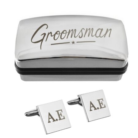 Personalised Wedding Role Cufflinks & Box Sets: 18 - Cufflinks & Tie Slides By Gift Moments