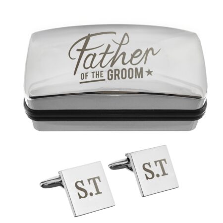 Personalised Wedding Role Cufflinks & Box Sets: 16 - Cufflinks & Tie Slides By Gift Moments