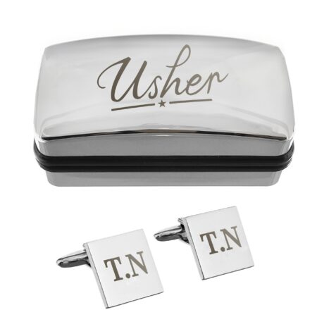 Personalised Wedding Role Cufflinks & Box Sets: 17 - Cufflinks & Tie Slides By Gift Moments