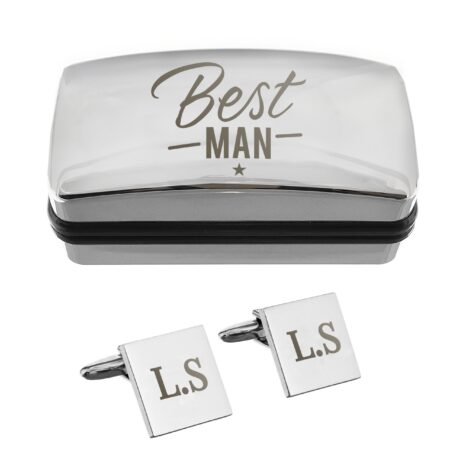 Personalised Wedding Role Cufflinks & Box Sets: 13 - Cufflinks & Tie Slides By Gift Moments