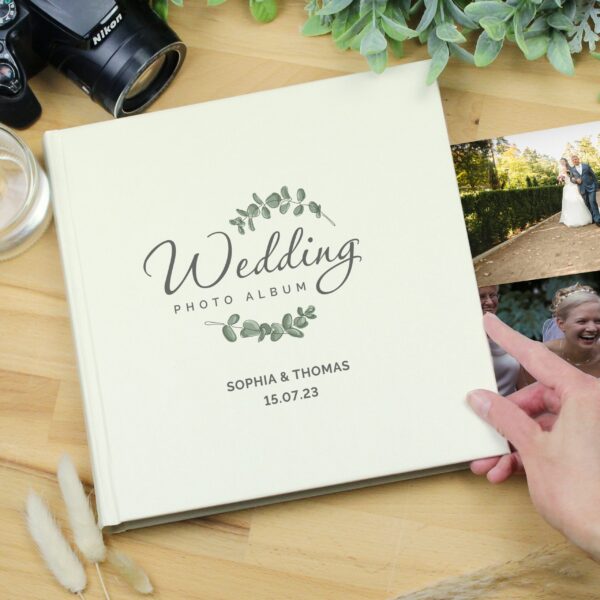 Personalised Wedding Square Photo Album: 2 - Photo Albums By Gift Moments