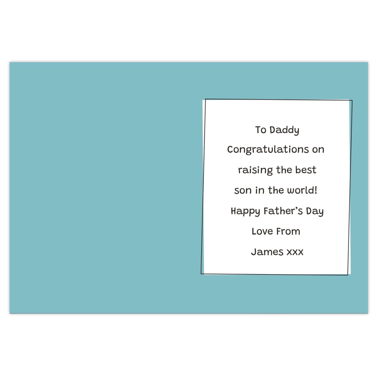 Personalised Well Done Dad... Card: 3 - Greeting Cards By Gift Moments