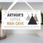 Personalised Wigwam Wooden Sign: 1 - Signs & Plaques By Gift Moments