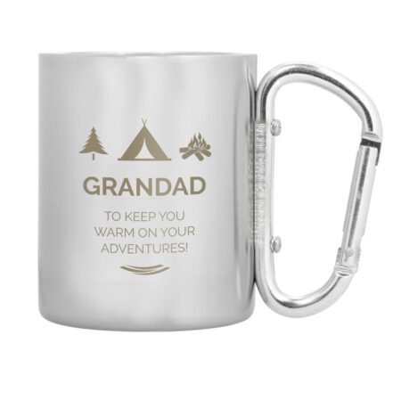 Personalised ’Wilderness Wanderer’ Stainless Steel Mug: 2 - Outdoor Mugs By Gift Moments