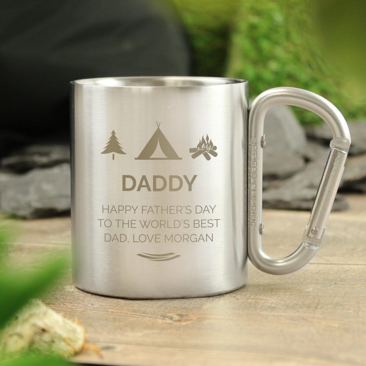 Personalised ’Wilderness Wanderer’ Stainless Steel Mug: 3 - Outdoor Mugs By Gift Moments