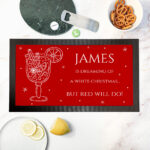Personalised Wine Pun Bar Mat: 1 - Barware By Gift Moments