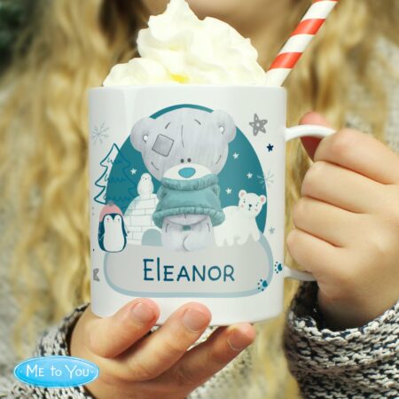 Personalised Winter Explorer Tiny Tatty Teddy Plastic Mug: 1 - Plastic Mugs
