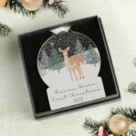 Personalised A Winter’s Night Acrylic Snowglobe Decoration: 1 - Christmas Decorations By Gift Moments