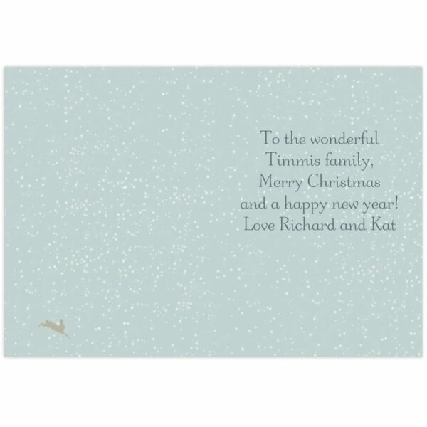 Personalised A Winter’s Night Card: 2 - Greeting Cards By Gift Moments