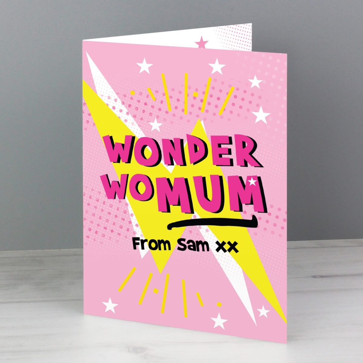 Personalised Wonder WoMum Card: 4 - Greeting Cards By Gift Moments