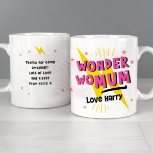 Personalised Wonder WoMum Mug: 1 - Mugs By Gift Moments
