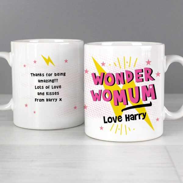 Personalised Wonder WoMum Mug: 1 - Mugs By Gift Moments