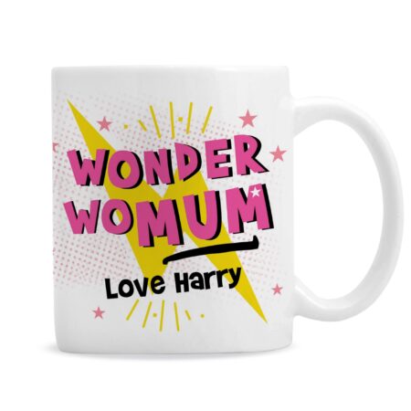 Personalised Wonder WoMum Mug: 3 - Mugs By Gift Moments