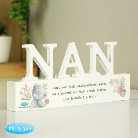 Personalised wooden nan ornament