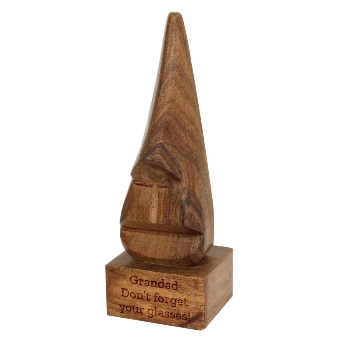 Personalised Wooden Nose-Shaped Glasses Holder: 5 - Keepsakes By Gift Moments