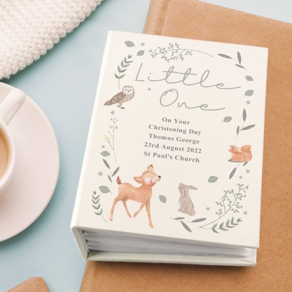 Personalised Woodland Animals 6x4 Photo Album with Sleeves: 1 - Photo Albums By Gift Moments