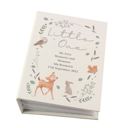 Personalised Woodland Animals 6x4 Photo Album with Sleeves: 6 - Photo Albums By Gift Moments