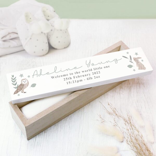Personalised Woodland Animals Wooden Certificate Holder: 2 - Certificate Holders By Gift Moments