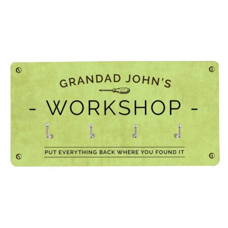 Personalised Workshop Hooks: 6 - Signs & Plaques By Gift Moments