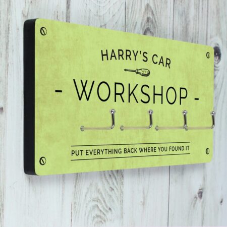 Personalised Workshop Hooks: 1 - Signs & Plaques By Gift Moments