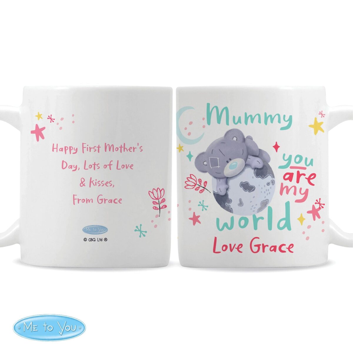 Personalised You Are My World Me To You Mug: 2 - Mugs