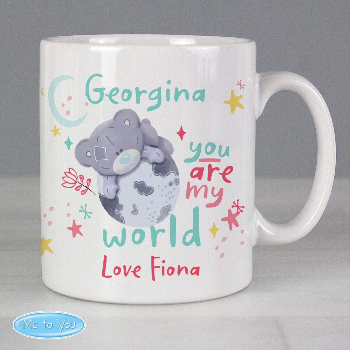 Personalised You Are My World Me To You Mug: 4 - Mugs