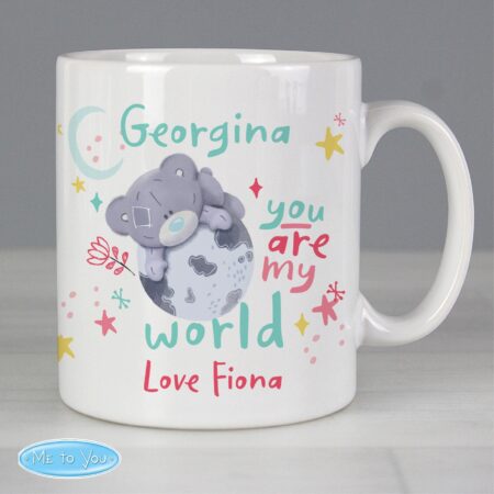 Personalised You Are My World Me To You Mug: 4 - Mugs