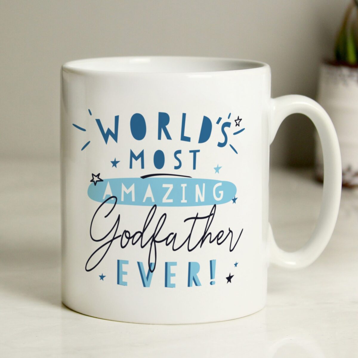 Personalised World’s Most Amazing Godfather Mug: 1 - Mugs By Gift Moments