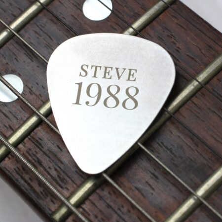Personalised Year Silver Plectrum: 1 - Accessories By Gift Moments