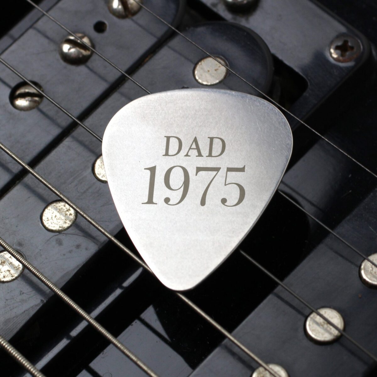 Personalised Year Silver Plectrum: 2 - Accessories By Gift Moments